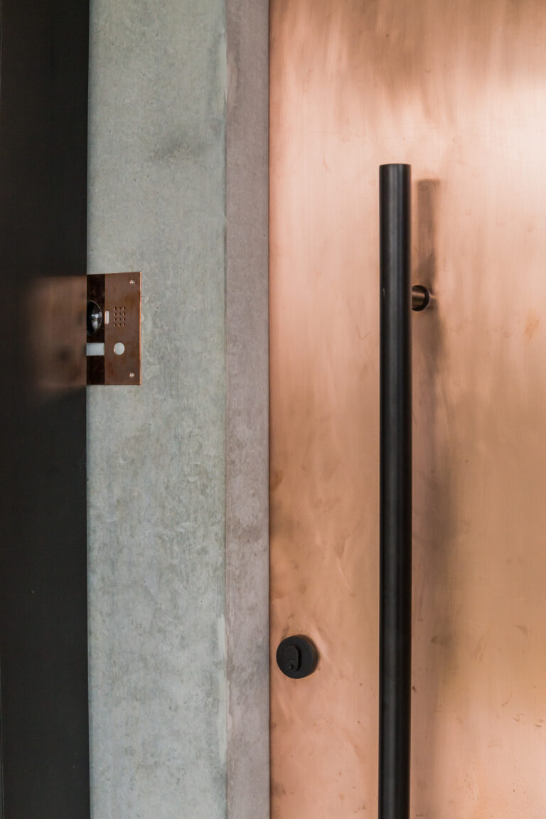 Bespoke garden room pivot doors